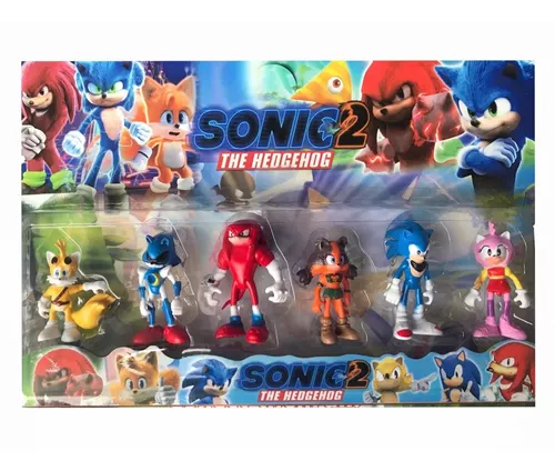 Kit 6 Bonecos - Sonic e sua turma