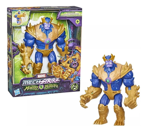Figura Marvel Monster Hunter Thanos Golpe Monstruoso- Hasbro