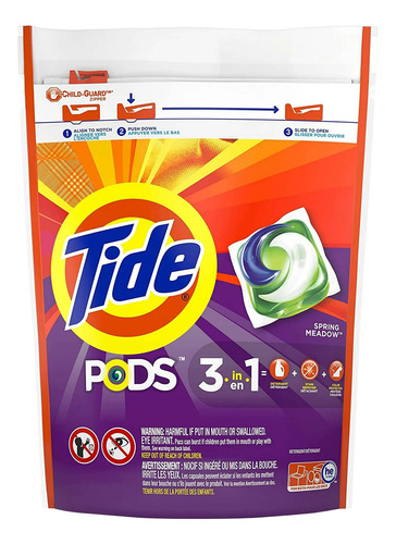 Detergente En Cápsulas Spring Meadow Tide 39 Cápsulas