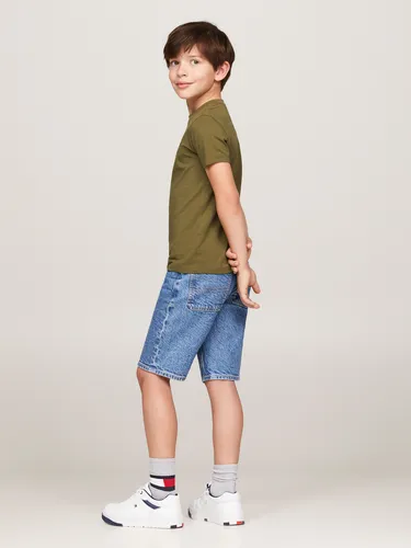 Camiseta Verde Essential De Cuello Redondo Tommy Hilfiger