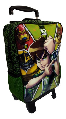 Imagem 3 de 3 de Mochila Carrinho Dmw 51741 Ben 10 Omniverse Escolar