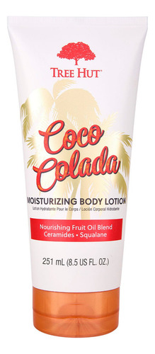 Loción Corporal Hidratante Tree Hut Coco Colada 251 Ml Fragancia Notas de piña y coco