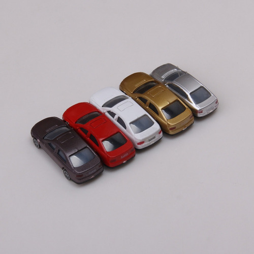 100pcs Pintó Coches Modelo Construcción De Tren Escala Ho