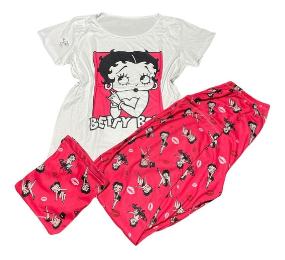 Pijamas Camicia da notte cotone Mujer Ropa Lencería y pijamas Pijamas Betty Boop Pijamas