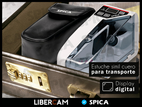 Contadora De Billetes Spica Sp-c10 Detecta Dinero Falso