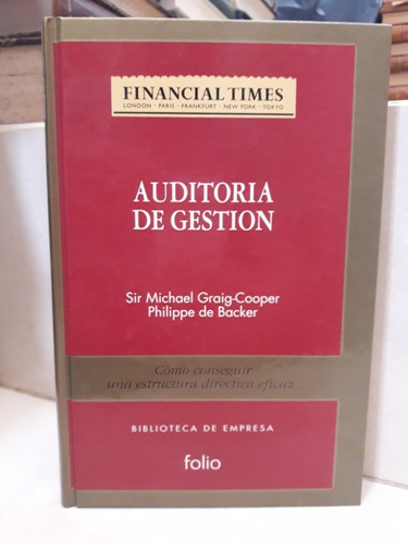 Auditoría De Gestión. Michael Craig Cooper - Philippe Backer (Usado)