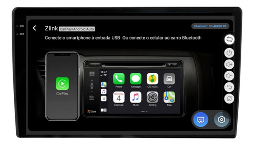 Multimídia Adak Iplay G2 Ford Ka 2008 A 2013 2ram 64gb 9'