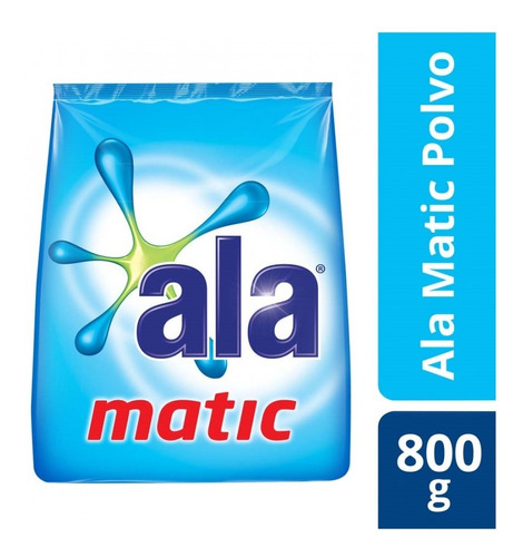 Detergente Ala Matic X800 Gr (precio De 6 Unidades).