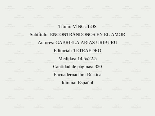 Imagen 2 de 3 de Vínculos - Gabriela Arias Uriburu