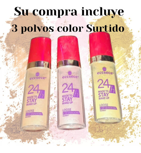 3 Polvo De Hadas Iluminador Maquillaje Glitter Body Full Surtido