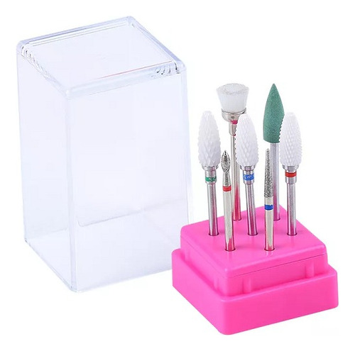 Set De Brocas De Cerámica Para Uñas Para Manicura Y Pedicur