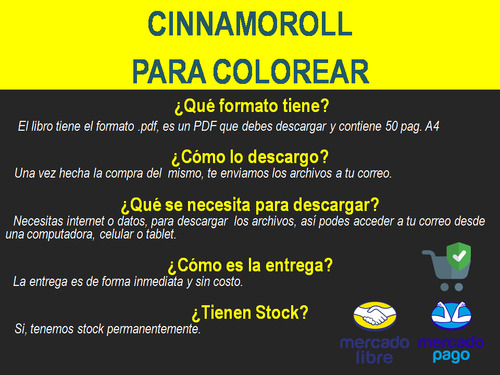 Cinnamoroll Libro Imprimir Colorear Pintar