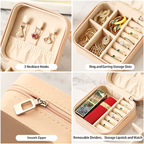 Estuche De Viaje Zprow Para Joyas, Cajas De Viaje De Joyería