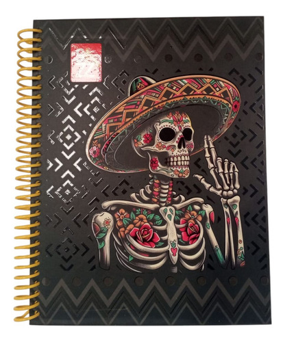 Cuaderno O Libreta Profesional Pasta Dura 100h Sazz 6pzas Cuadro Grande C7