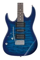 Comprar Guitarra eléctrica para zurdo Ibanez RG GIO GRX70QA gio de álamo transparent blue burst transparente con diapasón de amaranto