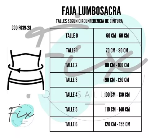 Faja Lumbar Ballenada Ortopedica Sacro Hernia Disco Cintura