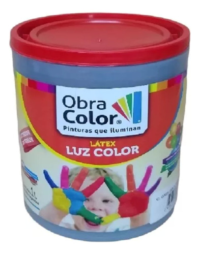 Latex De Color Int/ext - Luzcolor 1 Lt- M. Envios