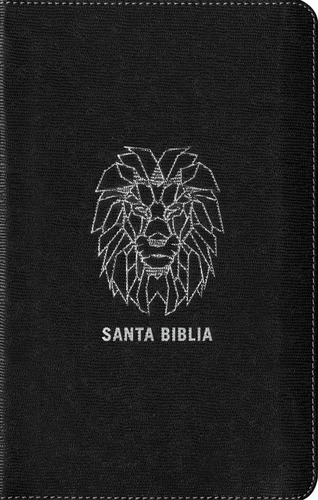Santa Biblia Ntv Edición Zíper Sentipiel Negro León (0548)