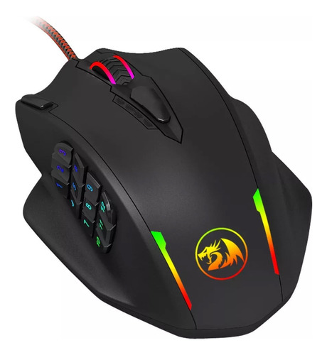 Mouse Gamer Redragon Impact M908 Con Pesas Usb Dimm