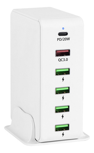 Cargador More & Multiports Qc3.0 Pd3.0 Usb Portátil De Pared