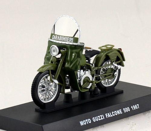 Moto A Escala 1:24 Guzzi Falcone 500 1967 De Colección