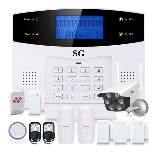 Alarma Gsm Tel Camara Ip Seguridad App Inalambrica Casa Cel