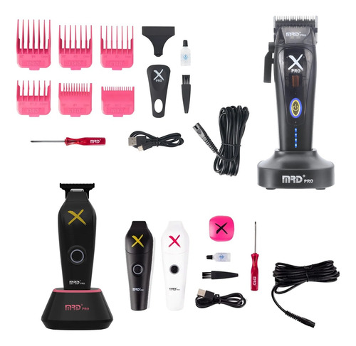 Combo Barberia Clipper + Trimmer Mrdpro Vector Hc-999c