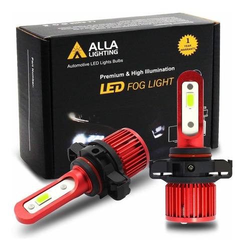 Alla Lighting 5200lm Al-r Psx24w 2504 Bombillas Led Antinieb