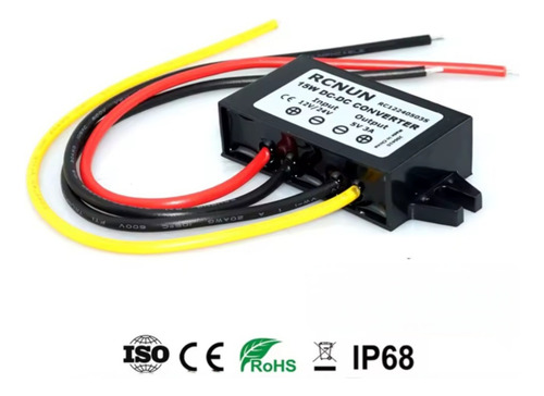 Convertidor Dc-dc De 12v/24v A 5v 3a 5 Pzas.