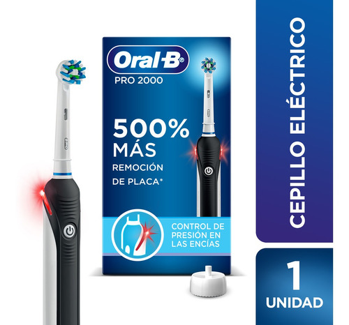 Imagen 1 de 10 de Cepillo Eléctrico Recargable Oral-b Pro 2000