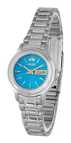 Relógio Orient Feminino Automático 559wa6x A1sx Azul Pequeno