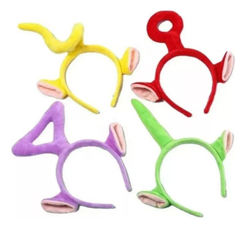 Tocado De Anime Teletubbies Para Fiesta Infantil Color A