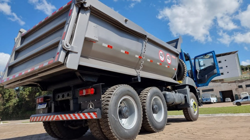 Imagem 2 de 15 de Mercedes-benz Axor 4144 Ano 2012 Caçamba Rossetti 14 Metros