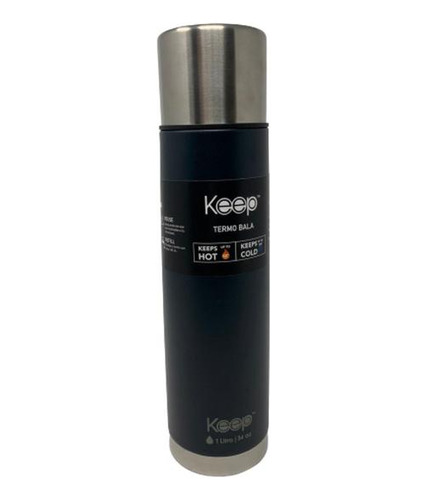 Termo Bala Keep Rubber 500ml En Acero Inoxidable Oferta