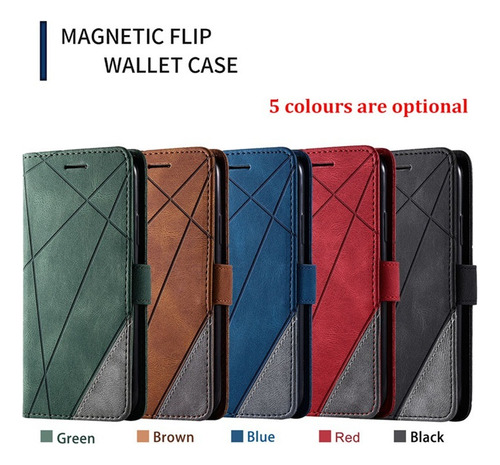 Funda Tipo Cartera Para Google Pixel Flip Funda Con Patrón De Cuadrícula Para Google Pixel 6 6a 7 7a 8 8a 9 9a Pro Xl 4g 5g