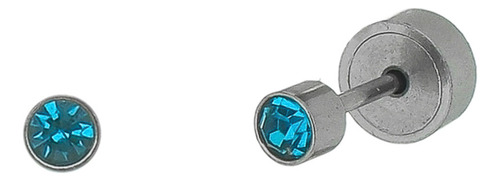 Brinco Em Aço Inox Ponto De Luz De Zirconia Furtacor P