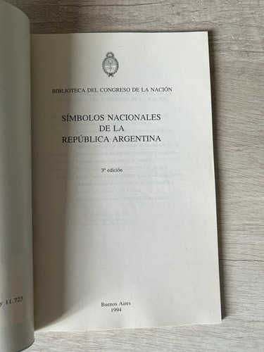 Símbolos Nacionales De La República Argentina - Congreso