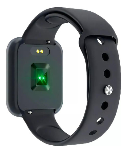 Relógio Inteligente P70 Smartwatch Digital Com 2 Pulseiras Preto Milanese Preto Preto