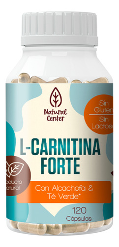 L-carnitina Forte X120 Cápsulas - Natural Center