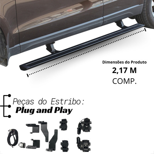 Estribo Elétrico Automático Land Rover Velar 20-22 Retrátil