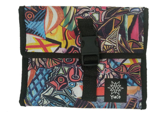 Imagen 4 de 7 de Cartuchera Desplegable Organizador Unisex Lisa -con Broche!-
