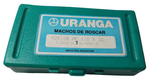 Juego De 3 Machos Uranga Nf 1/2x20 Cs