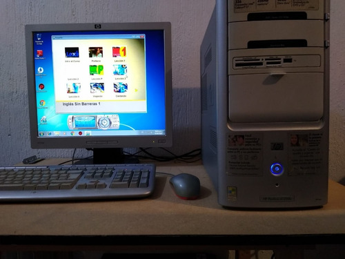 Computadora Hp Paviolion A1200la + Curso De Inglés