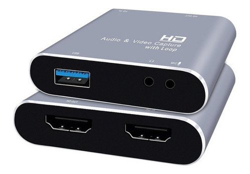 Capturadora De Audio Video Hdmi 1080p Usb 3.0 Video Loop Z37