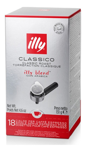 Cafe Illy Espresso Molido X18 Monodosis Ese Italiano