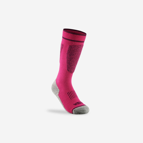 Calcetines Térmicos De Esquí Y Nieve Niños Ski 100 Rosa Wedz