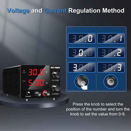 Fuente De Alimentación Dc Nice-potencia Variable, 30 V 5 A A
