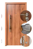 Comprar Puerta Chapa Seguridad Cerr. Multianclaje 80x200 Foliada 770