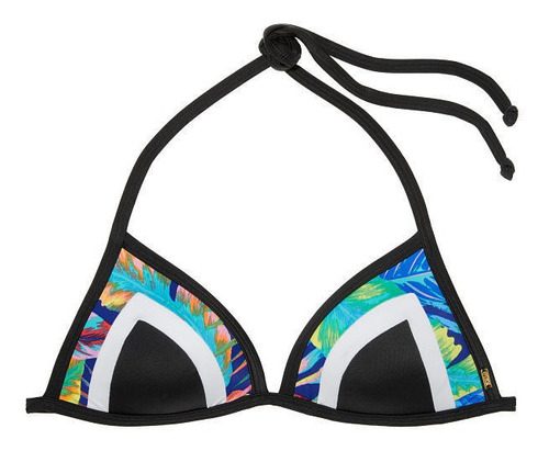 Bikini Top Push-up Color Block M Pink Victoria Secret