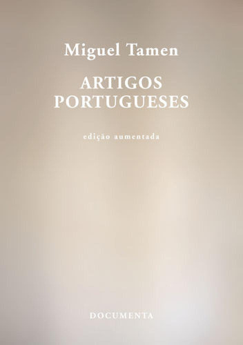 Libro Artigos Portugueses - Tamen, Miguel